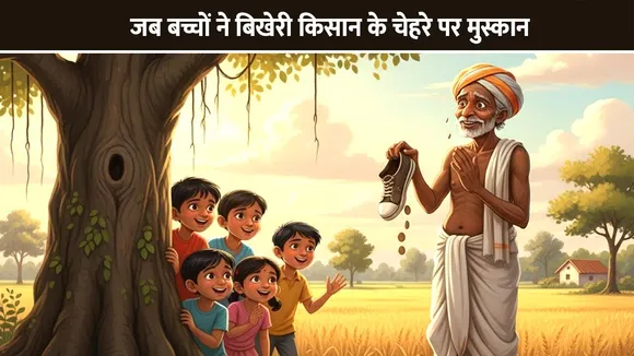 जब बच्चों ने बिखेरी किसान के चेहरे पर मुस्कान | सीख भरी हिंदी कहानी!