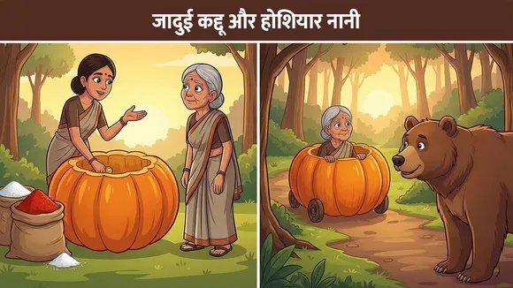 जादुई कद्दू और होशियार नानी