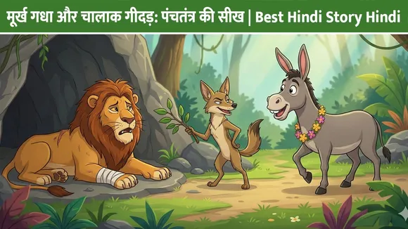 मूर्ख गधा और चालाक गीदड़: पंचतंत्र की सीख | Best Hindi Story Hindi