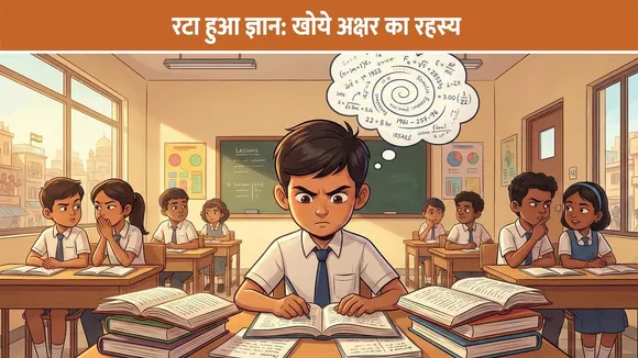 रटा हुआ ज्ञान: खोये अक्षर का रहस्य