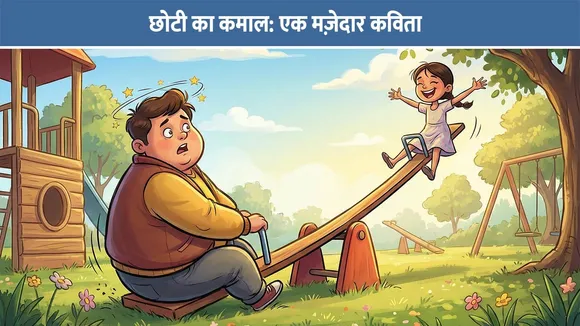 छोटी का कमाल: एक मज़ेदार कविता