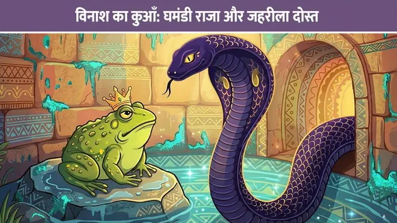 विनाश का कुआँ: घमंडी राजा और जहरीला दोस्त