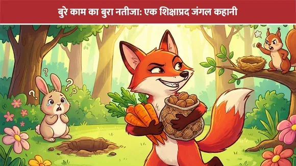 बुरे काम का बुरा नतीजा: एक शिक्षाप्रद जंगल कहानी