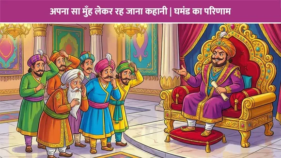 अपना सा मुँह लेकर रह जाना कहानी | घमंड का परिणाम
