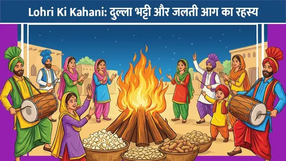 Lohri Ki Kahani: दुल्ला भट्टी और जलती आग का रहस्य | बच्चों के लिए (Best Hindi Story)