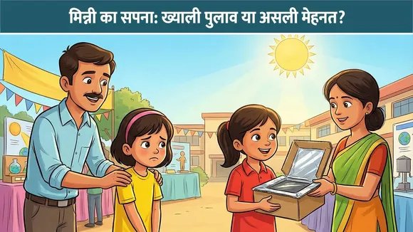 मिन्नी का सपना: ख्याली पुलाव या असली मेहनत? बच्चों की प्रेरणादायक कहानी