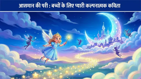 आसमान की परी : बच्चों के लिए प्यारी कल्पनात्मक कविता