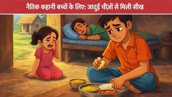 नैतिक कहानी बच्चों के लिए: जादुई चीज़ों से मिली सीख