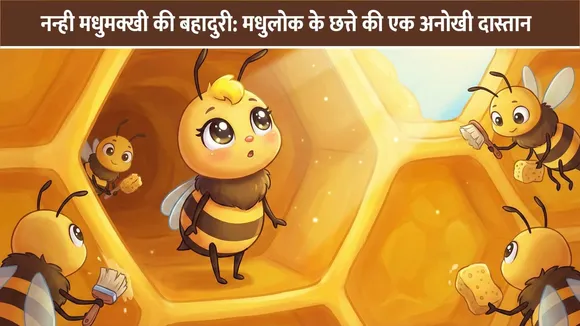 नन्ही मधुमक्खी की बहादुरी: मधुलोक के छत्ते की एक अनोखी दास्तान