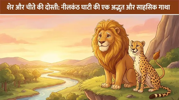 शेर और चीते की दोस्ती: नीलकंठ घाटी की एक अद्भुत और साहसिक गाथा