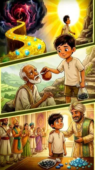 सच्चाई की राह: चंदनपुर के आर्यन की एक प्रेरक कहानी