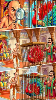 चतुर चैतन्य और लाल मोर: जादुई पक्षी का रहस्य