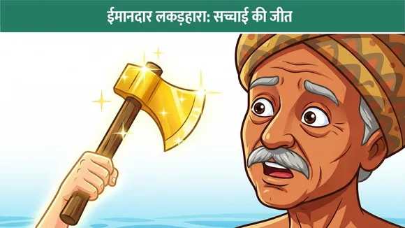 ईमानदार लकड़हारा: सच्चाई की जीत | Moral Story in Hindi for Kids