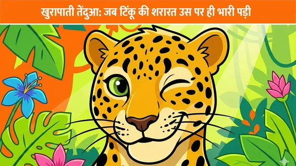 खुरापाती तेंदुआ: जब टिंकू की शरारत उस पर ही भारी पड़ी