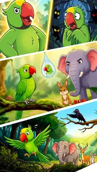 अपने मुँह मियाँ मिट्ठू: जब चिक्कू तोते की शेखी ने उसे फँसा दिया