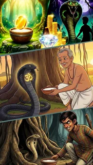 ब्राह्मण और सर्प की कहानी: लालच और अटूट भरोसे का सबक
