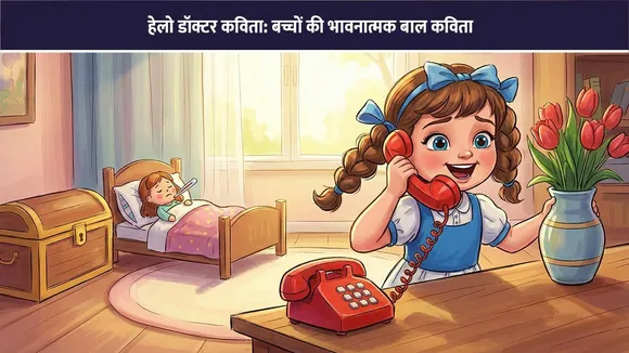 हेलो डॉक्टर कविता: बच्चों की भावनात्मक बाल कविता