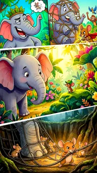 दूसरों पर मत हंसो: गज्जू हाथी और छोटू चूहे की अनोखी सीख