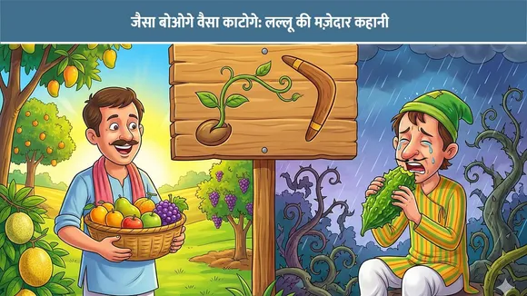 जैसा बोओगे वैसा काटोगे: लल्लू की मज़ेदार कहानी