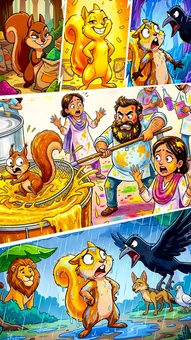 सोने की गिलहरी की कहानी | Jungle Story