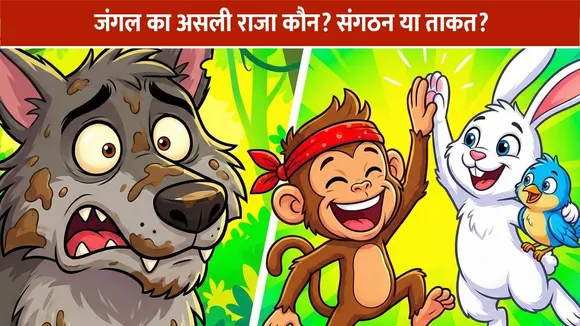 जंगल का असली राजा कौन? संगठन या ताकत?