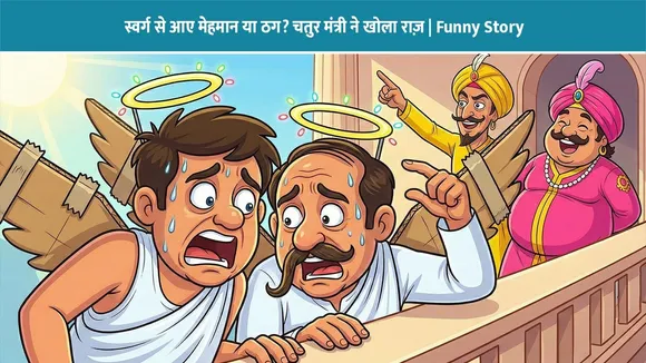 स्वर्ग से आए मेहमान या ठग? चतुर मंत्री ने खोला राज़ | Funny Story