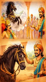 तेनालीराम का घोड़ा: तर्क से सुलझी मज़ेदार बाल कहानी