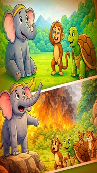 मोंटी का स्कूल: नीलगीरी जंगल की सबसे अनोखी और समझदार पाठशाला (Jungle Story)