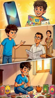 मुझे आई-फोन चाहिए: आरव की जिद और असली कीमत