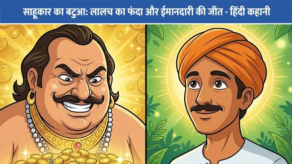 साहूकार का बटुआ: लालच का फंदा और ईमानदारी की जीत - हिंदी कहानी