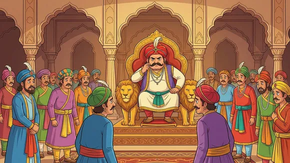 चतुर बीरबल की कहानी: बादशाह की मूंछ और मिठाई