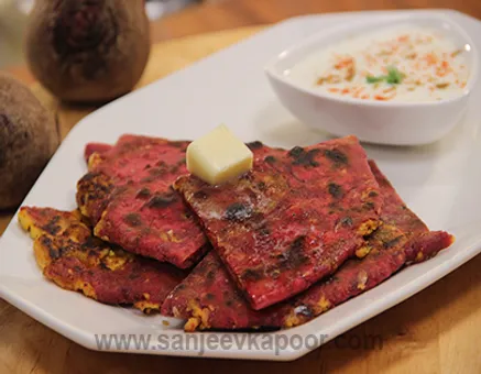 बीटरूट पराठा