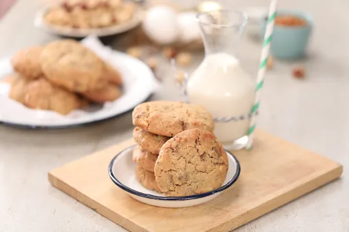 Hazelnut Chocolate Cookies