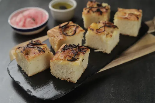 Pickled Onion Focaccia