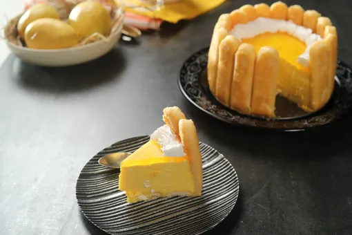 No Bake Mango Cheesecake
