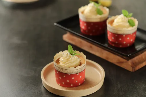 Eggless Lemon Cupcakes