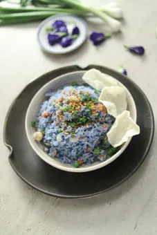Blue Fried Rice