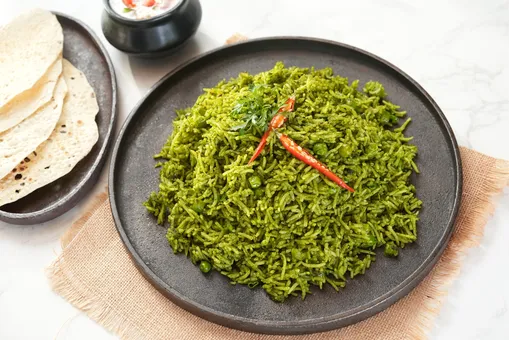 Green Garlic Tawa Pulao
