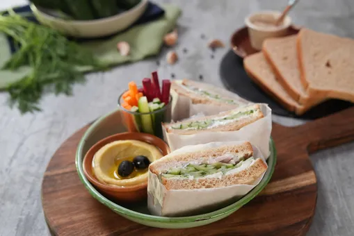 Cucumber Tahini Sandwich