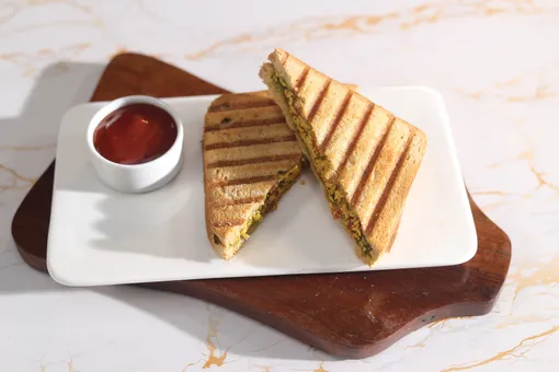 Tofu Bhurji Grilled Sandwich