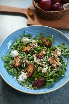 Charred Plum Salad