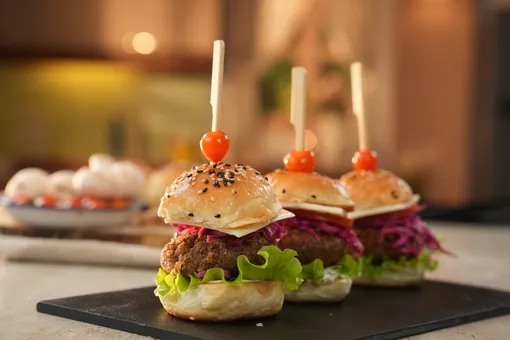 Mushroom Walnut Sliders