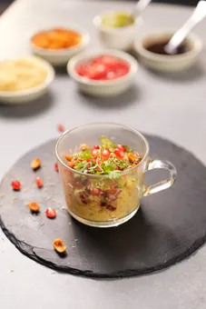 Mug Dhokla Chaat