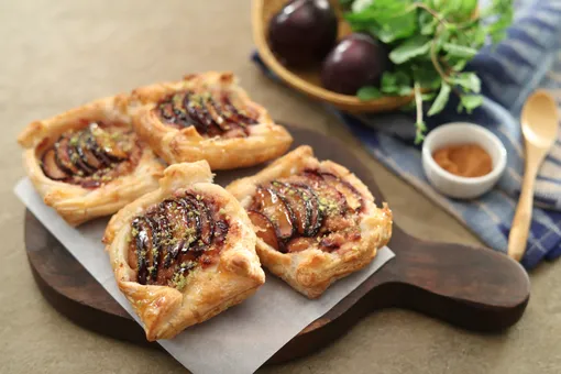 Flaky Plum Pastry