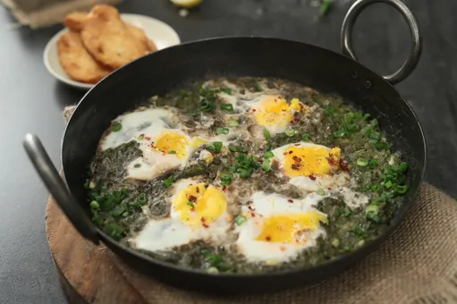 Green Garlic Shakshuka