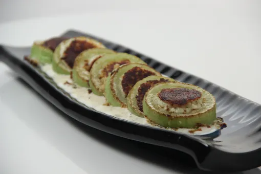 Bharwan Lauki with Kadhi