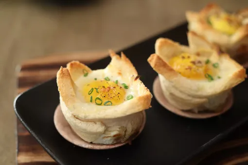 Baked Eggs And Toast
