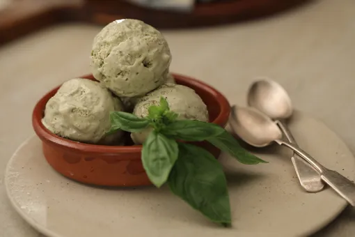 Basil Ice Cream
