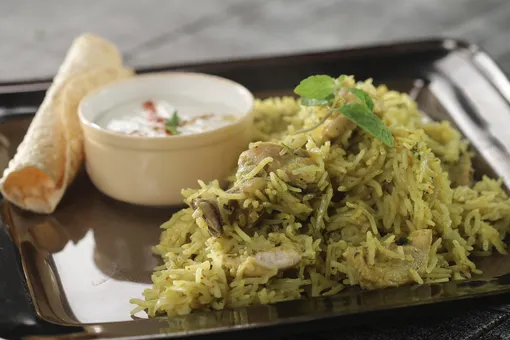 Pudina Chicken Pulao
