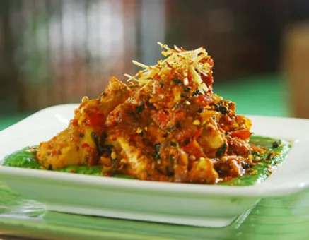 Kadai Murgh Palak Methi